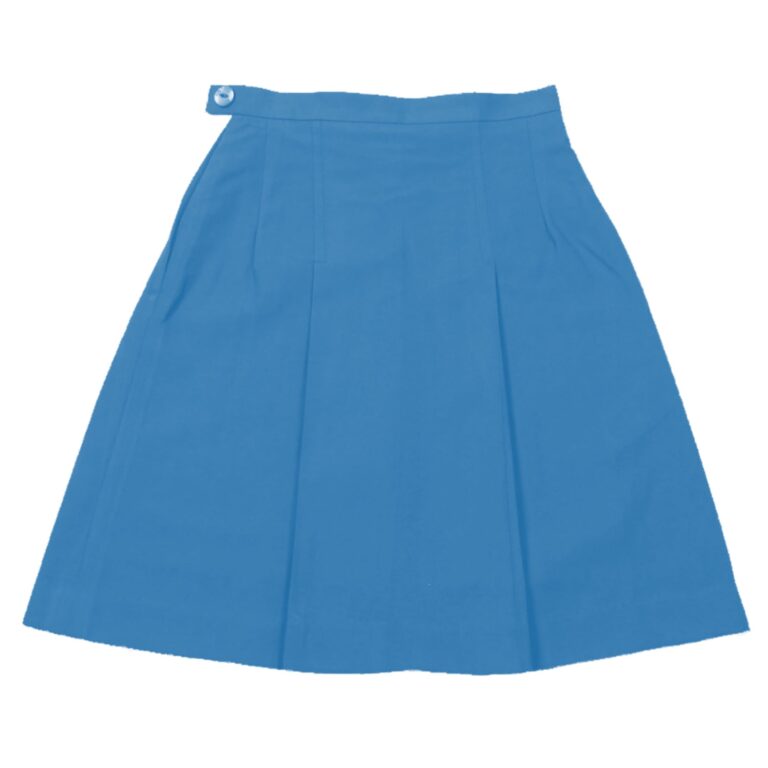 Pleated-School-Skirt-Powder-Blue