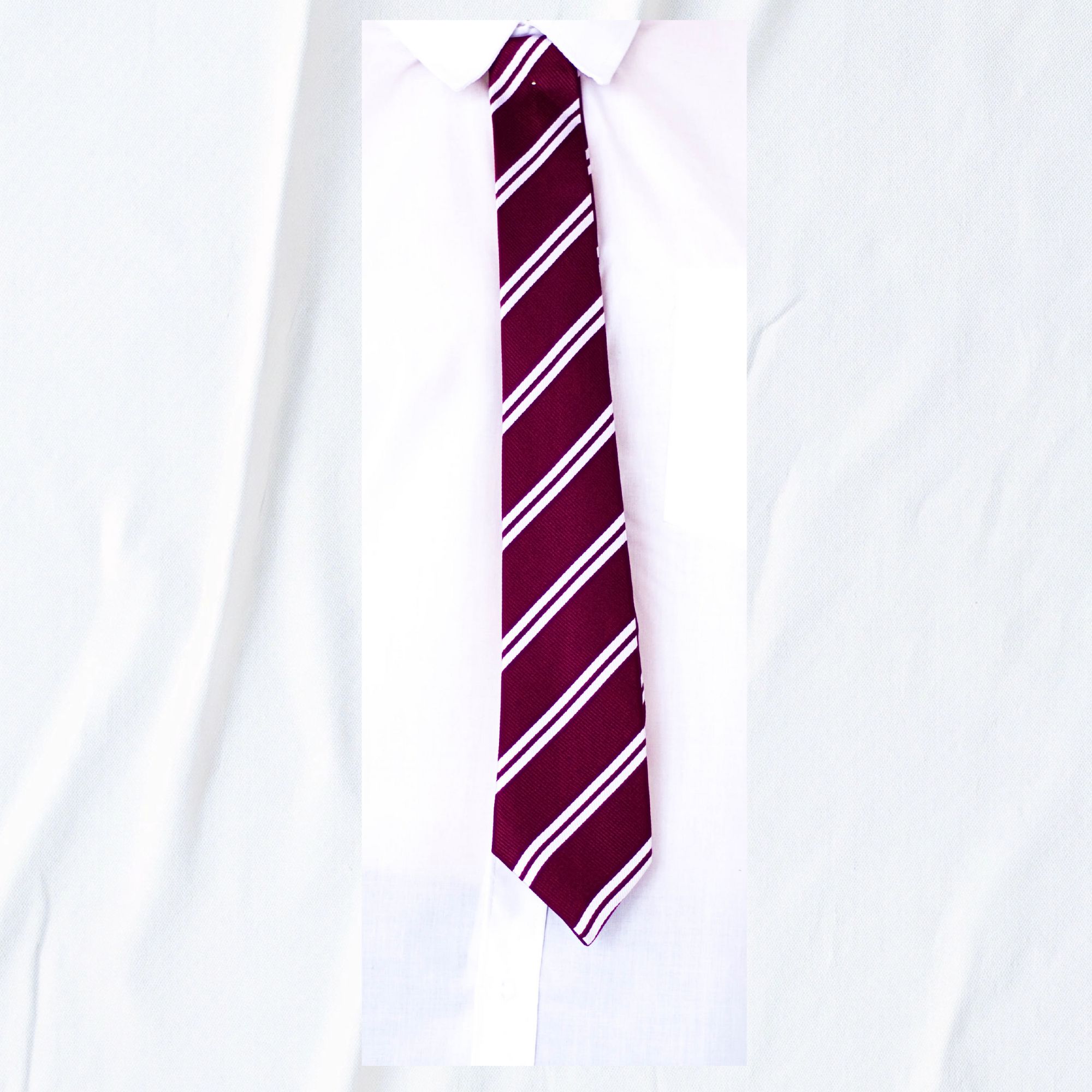 School-Tie-Maroon-White