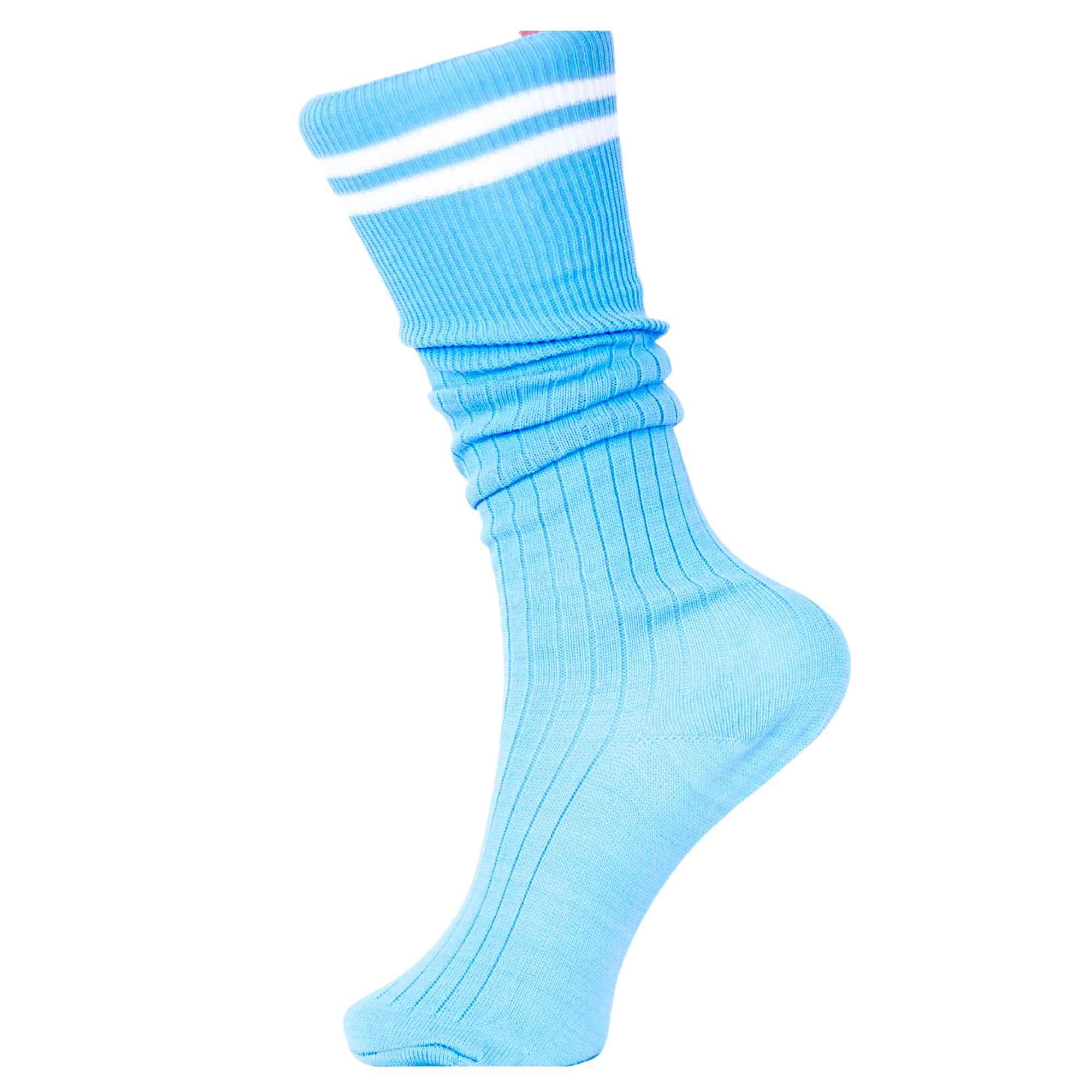 School-Socks-Powder-White