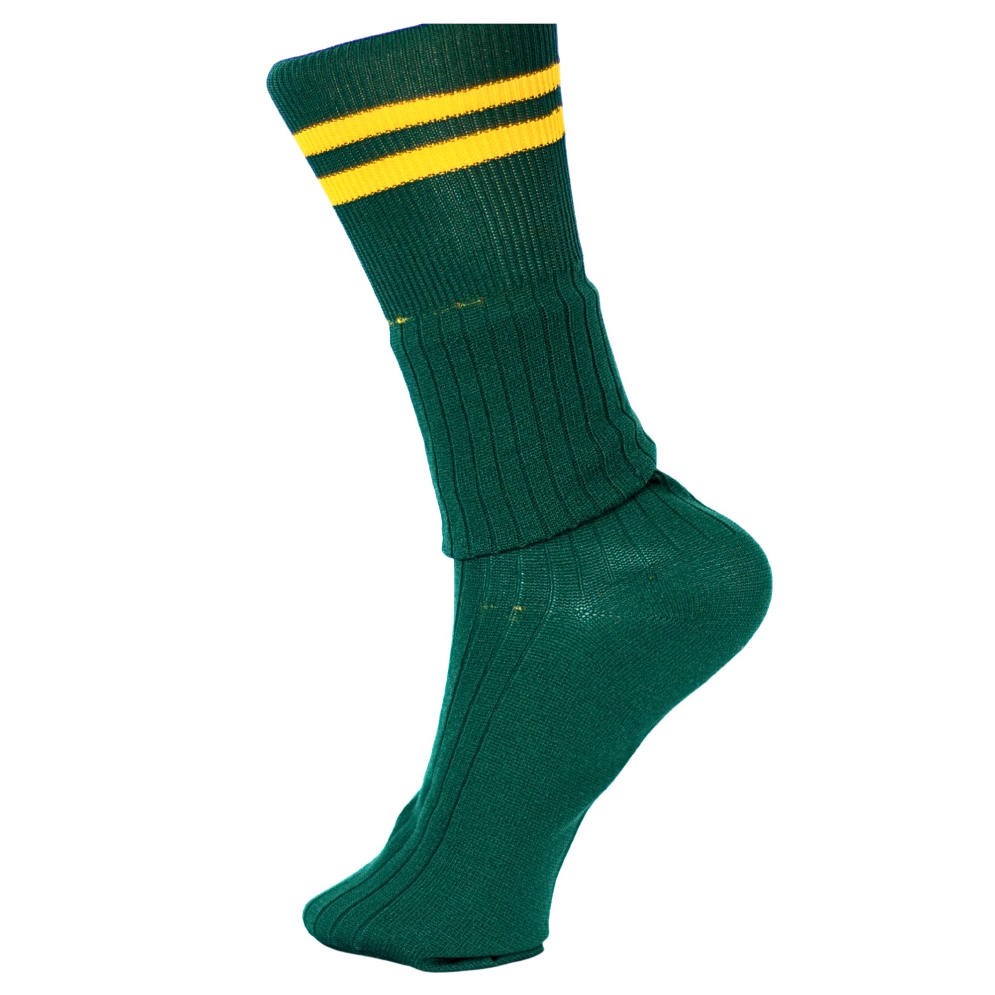 School-Socks-Green-Gold