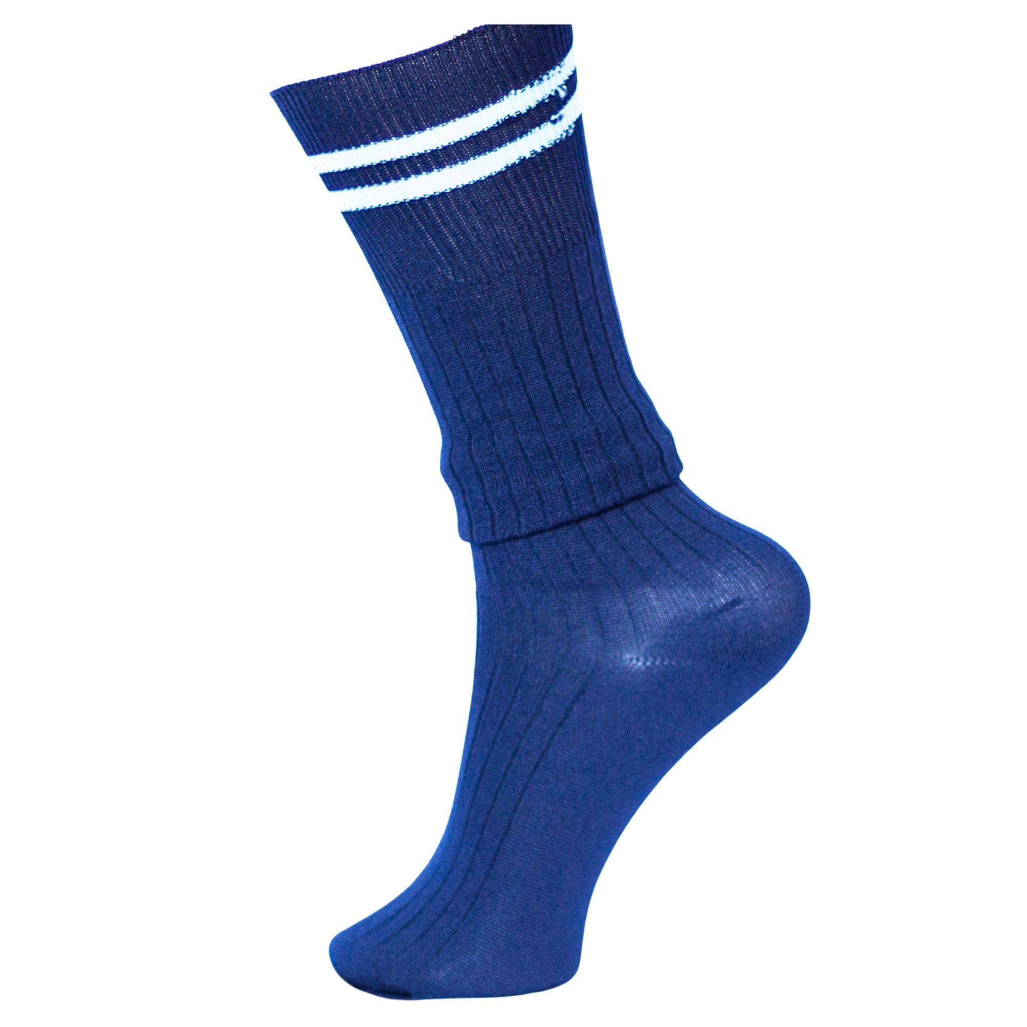 School-Socks-Navy-White