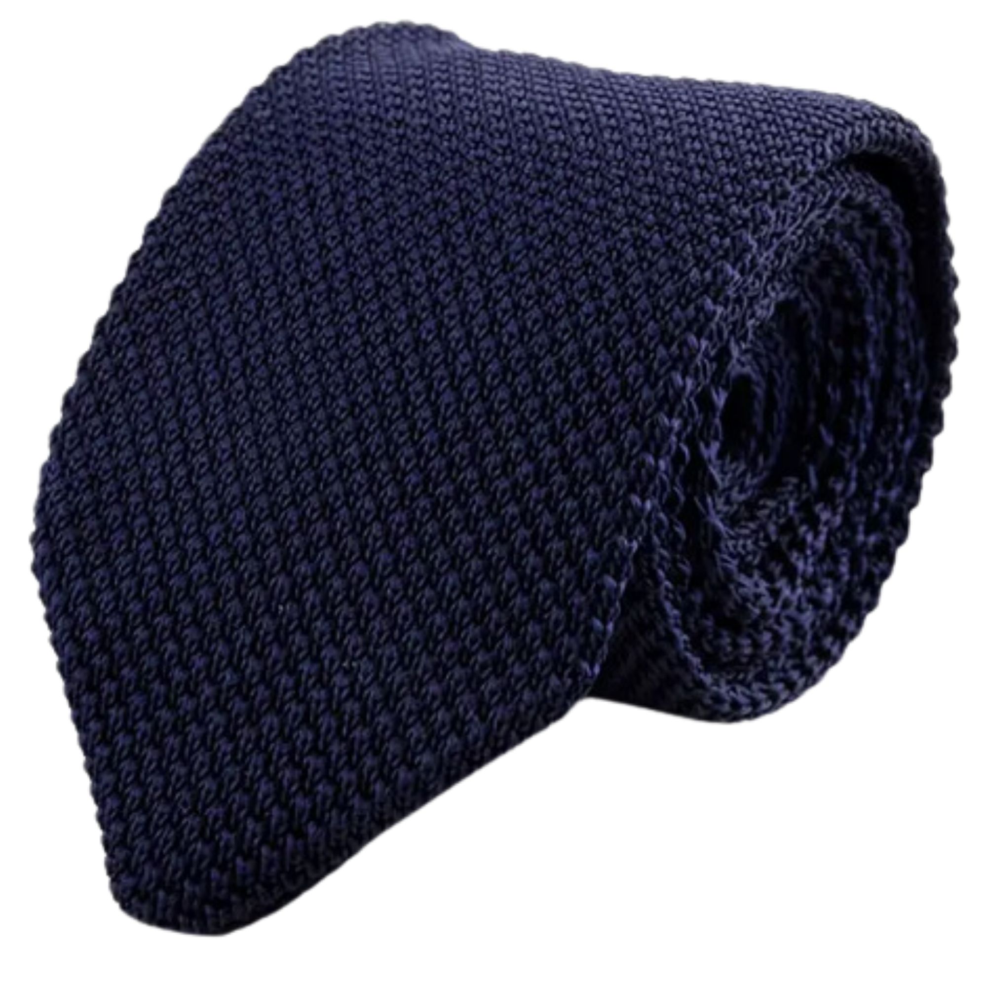Fishnet-Tie-Navy